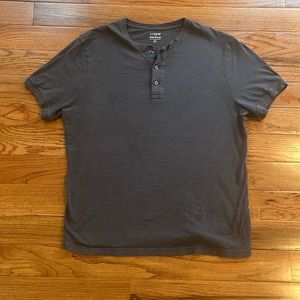 J.Crew Men’s Dark Gray Henley